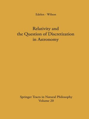 cover image of Relativity and the Question of Discretization in Astronomy